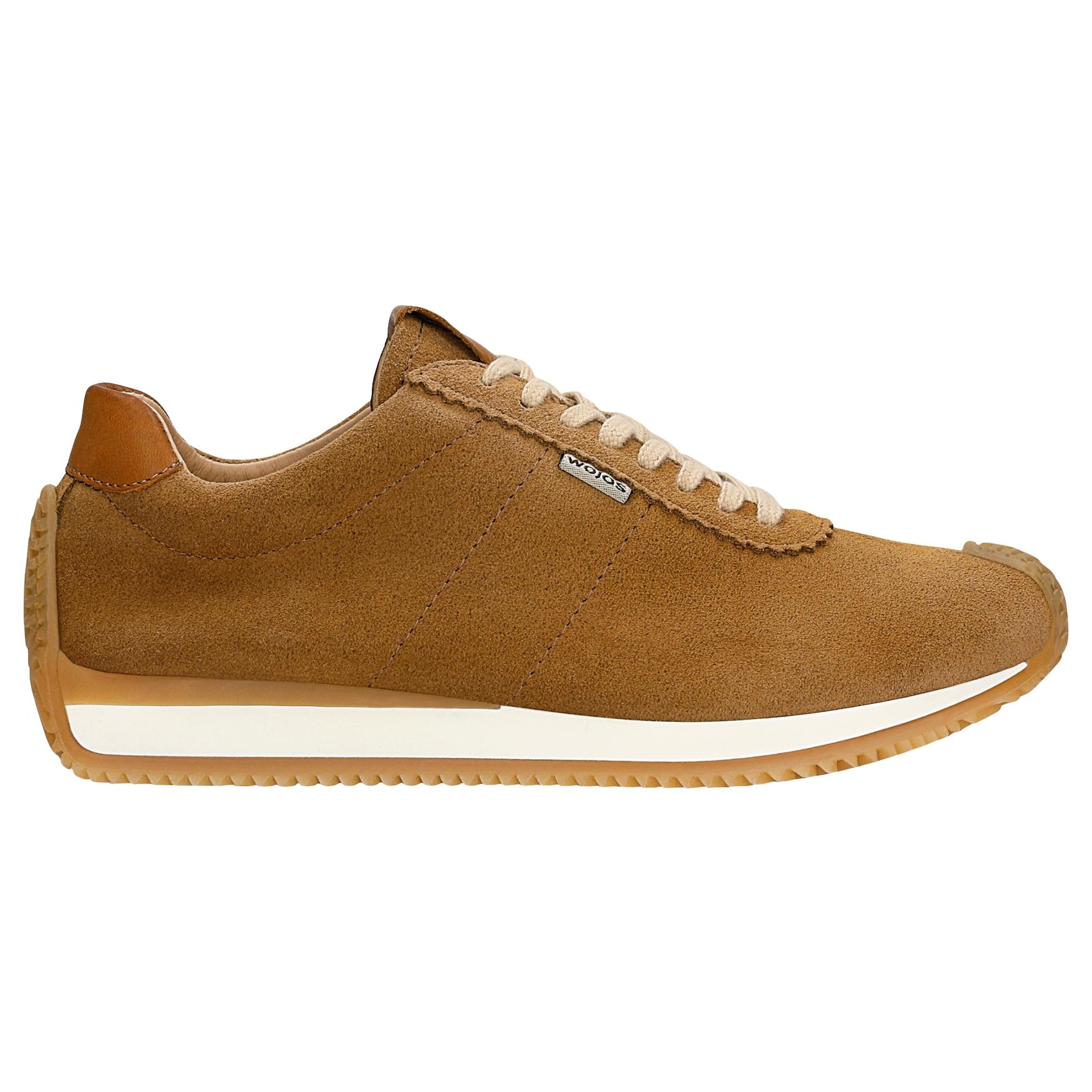 Sneakers bej din piele split întoarsă