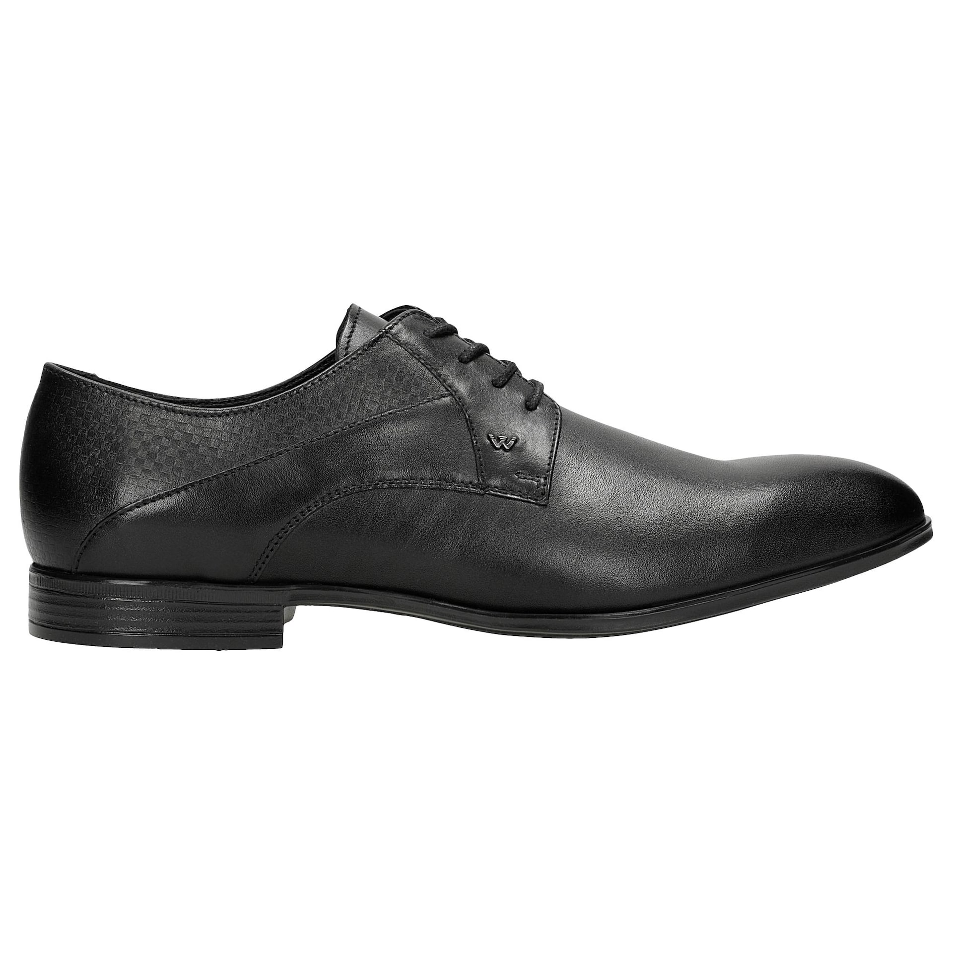 Pantofi de ocazie negri din piele granulată bărbați