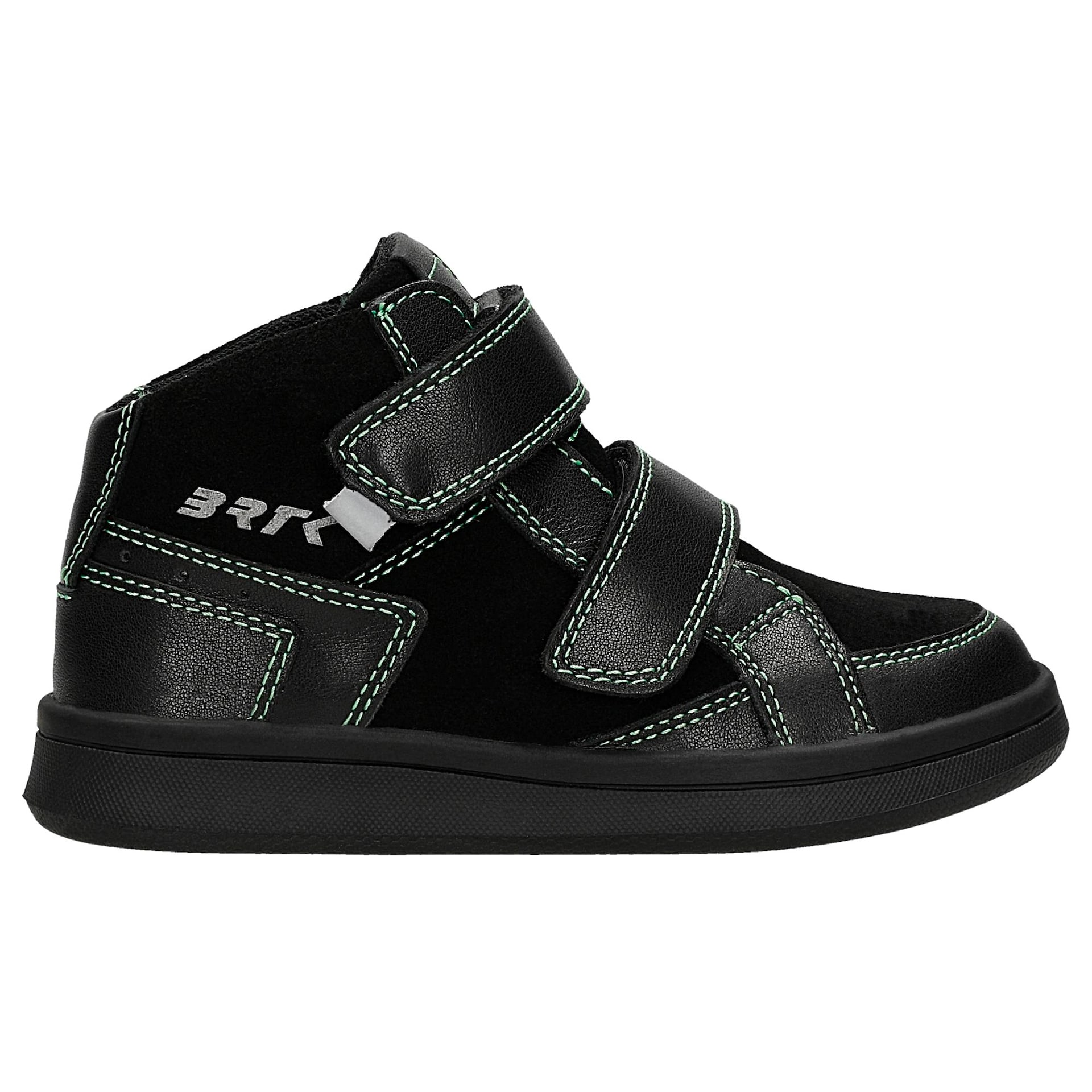 Botine băiețel negru-verde cu închidere velcro BARTEK 86317-71