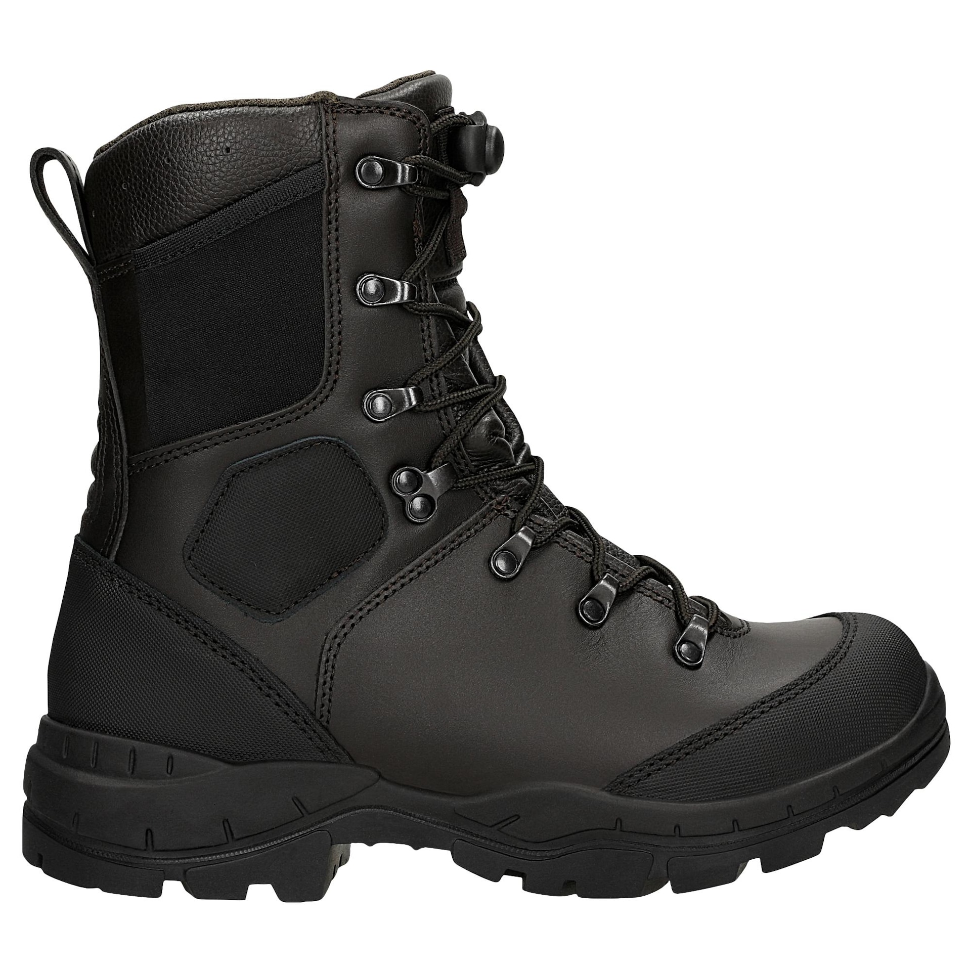 Botine maro de iarnă, specialist peste gleznă