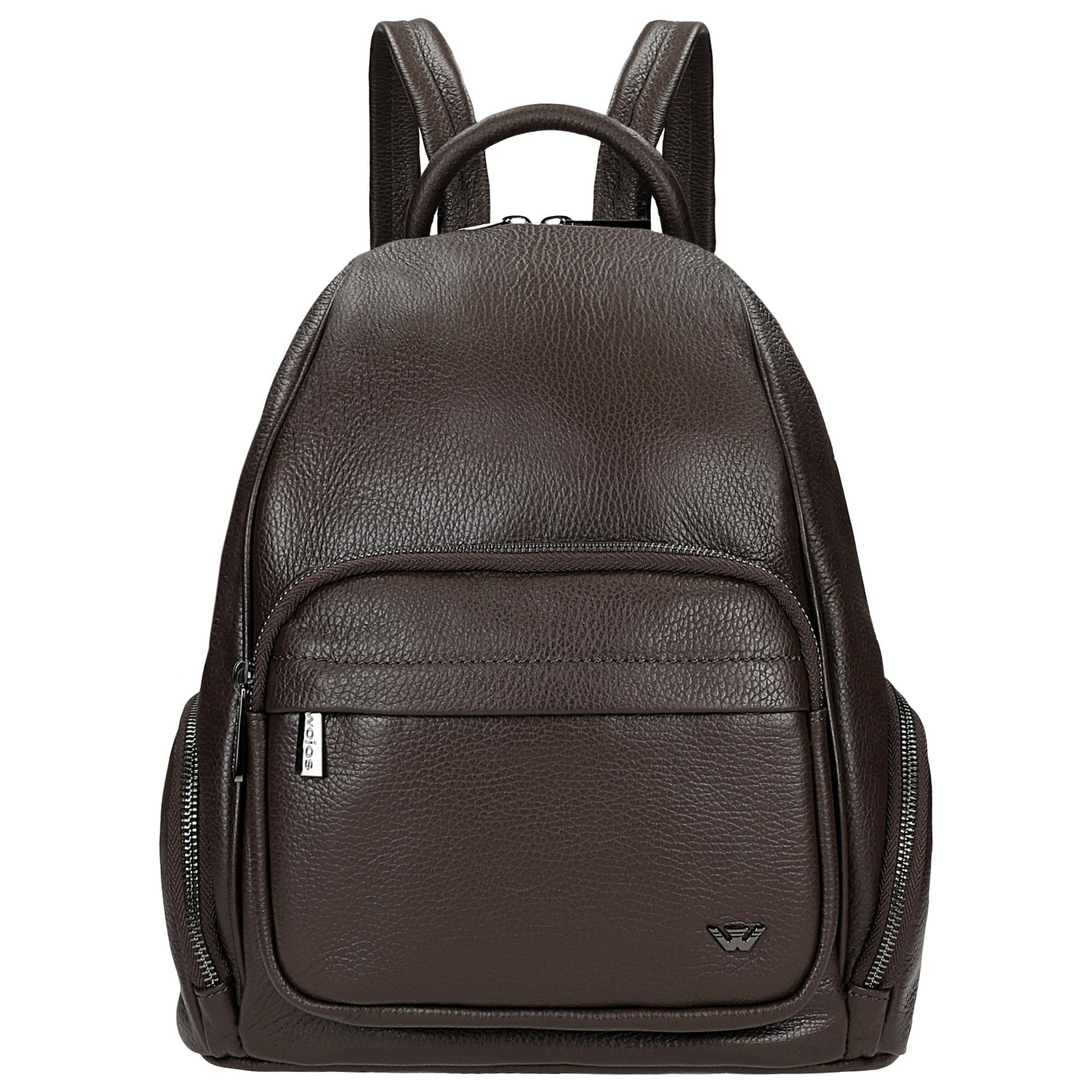 Rucsac urban din piele culoare ciocolată