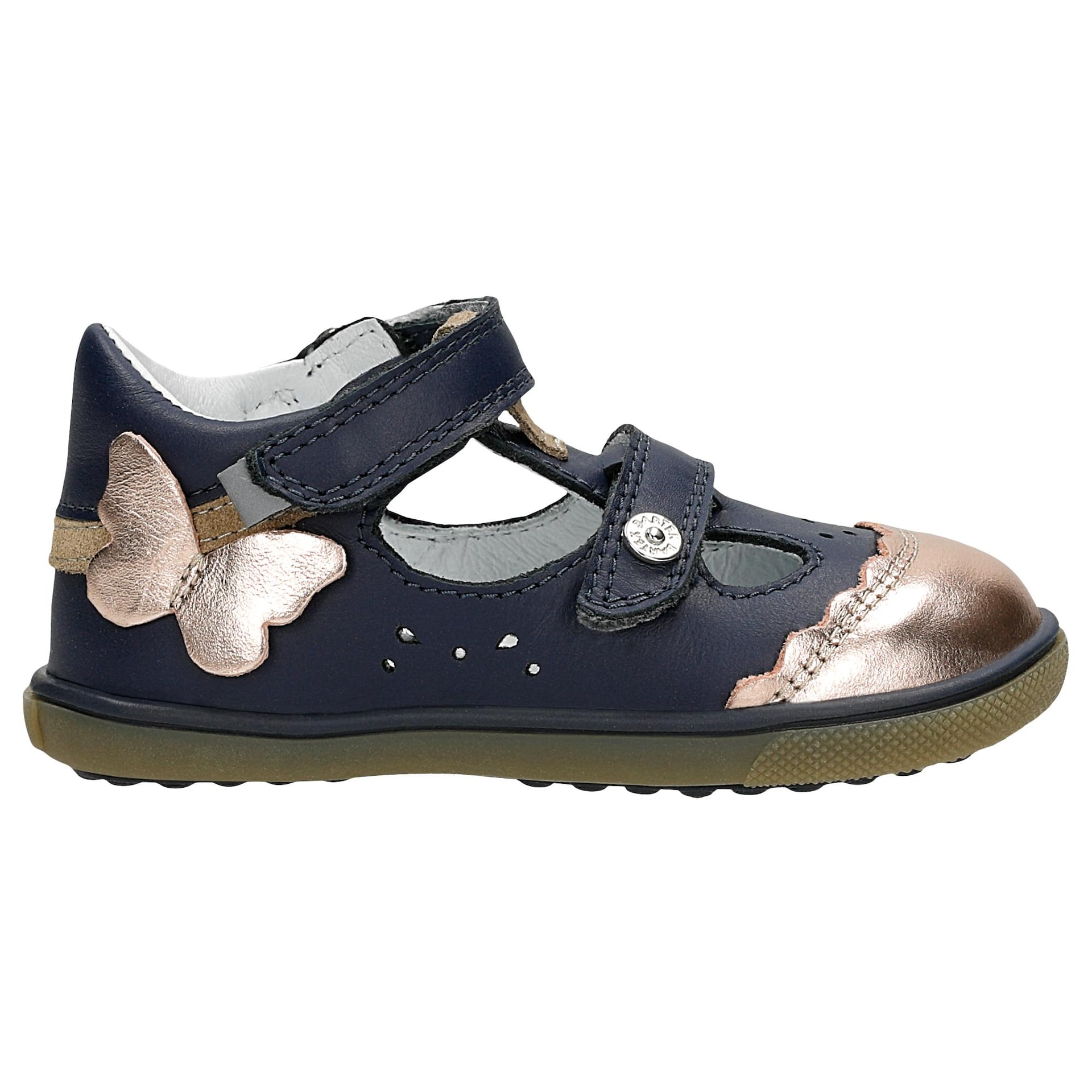 Încălțăminte profilactică pentru fete  bartek baby BARTEK 81798-029, bleumarin-auriu