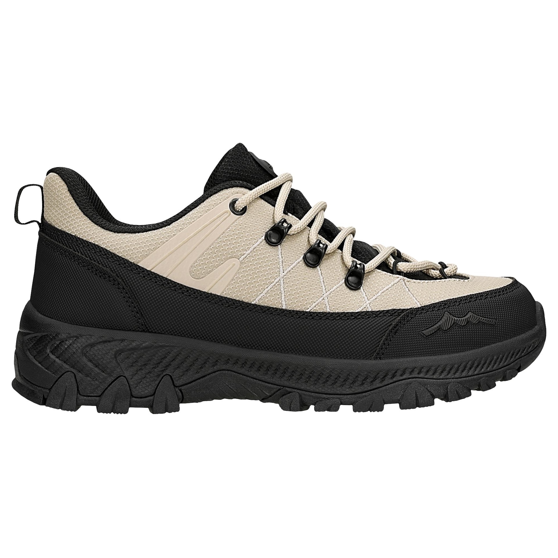 Pantofi de drumeție damă bej-negru RELAKS cu membrană nano-TEX™