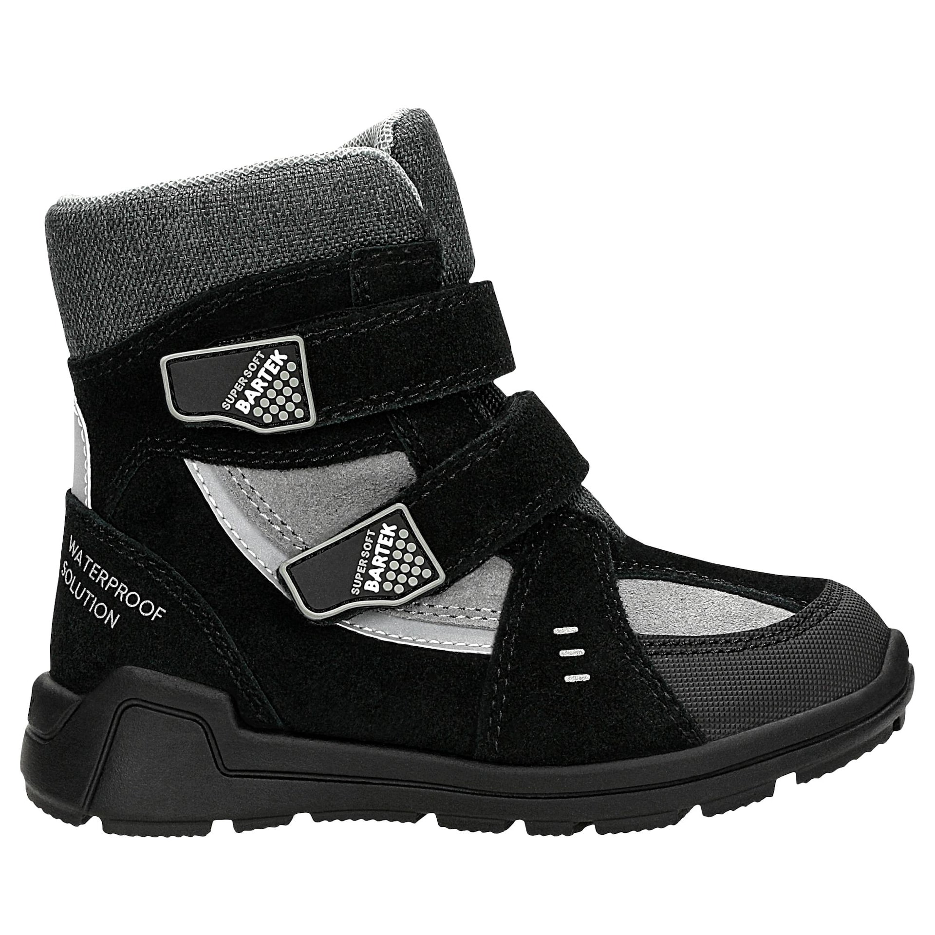Ghete BARTEK 88006-71, negre-gri