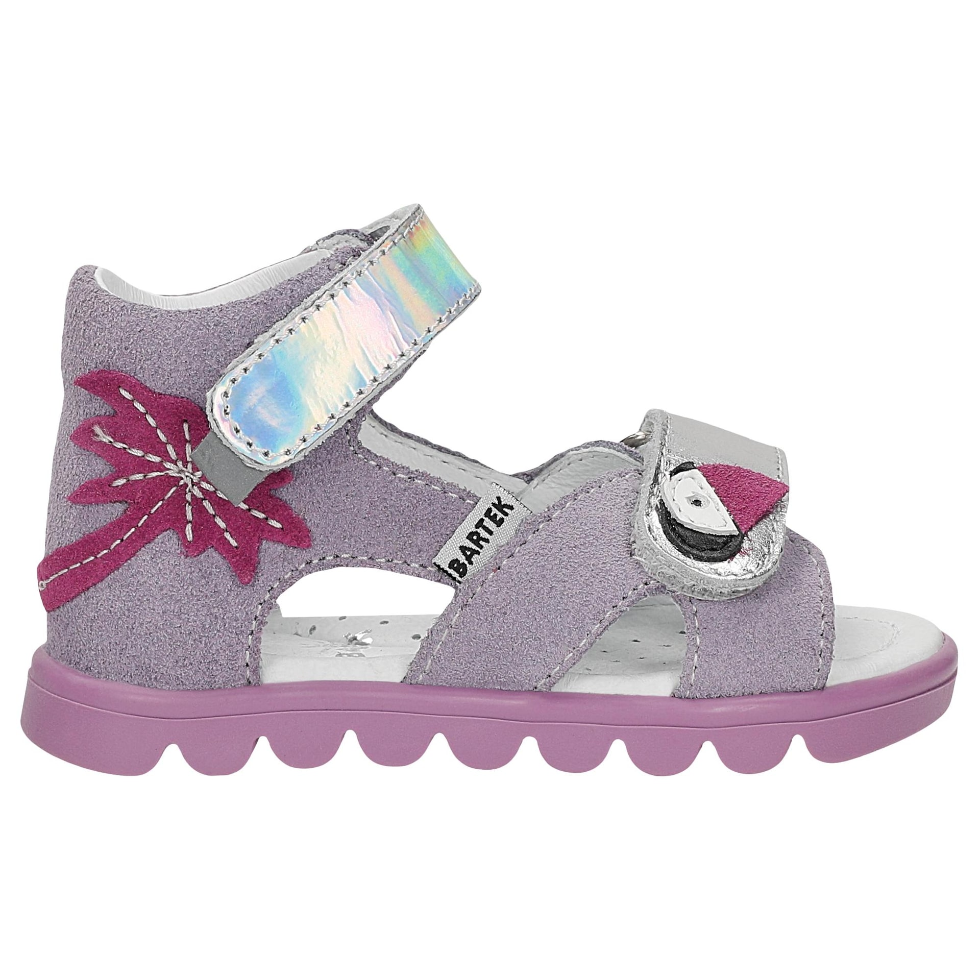 Sandale pentru fete  BARTEK 11227014, violet-gri