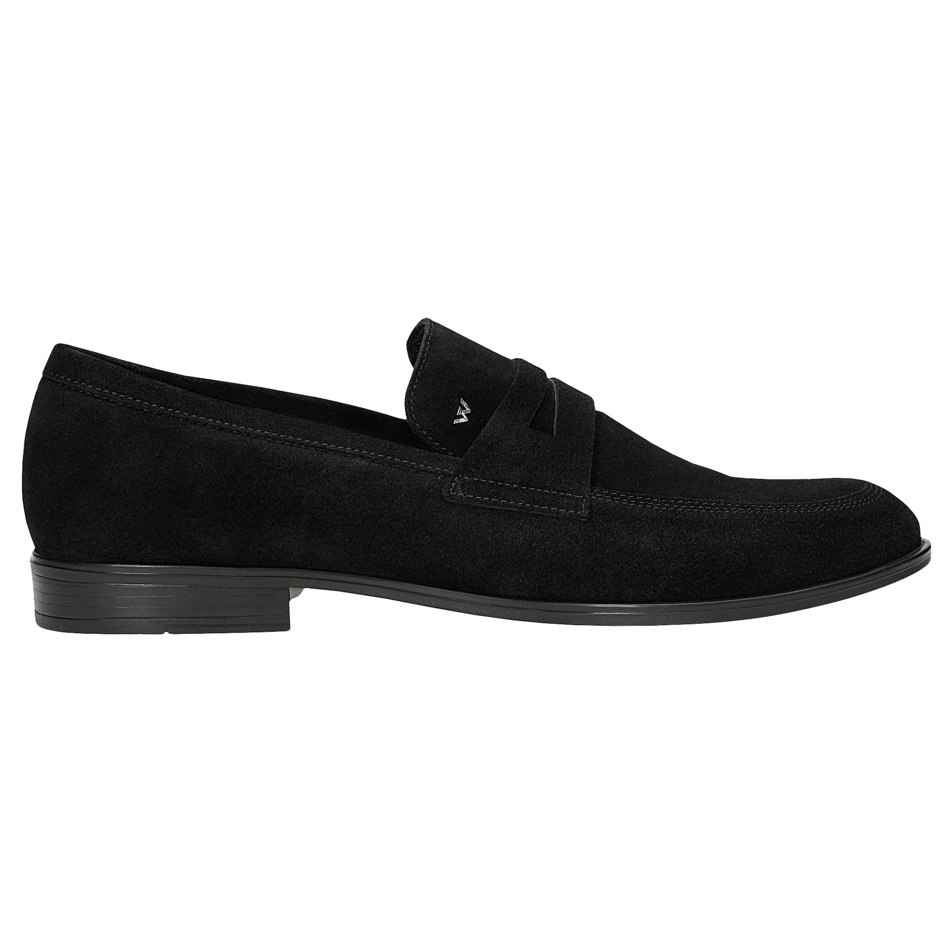 Mocasini negri bărbați penny loafers