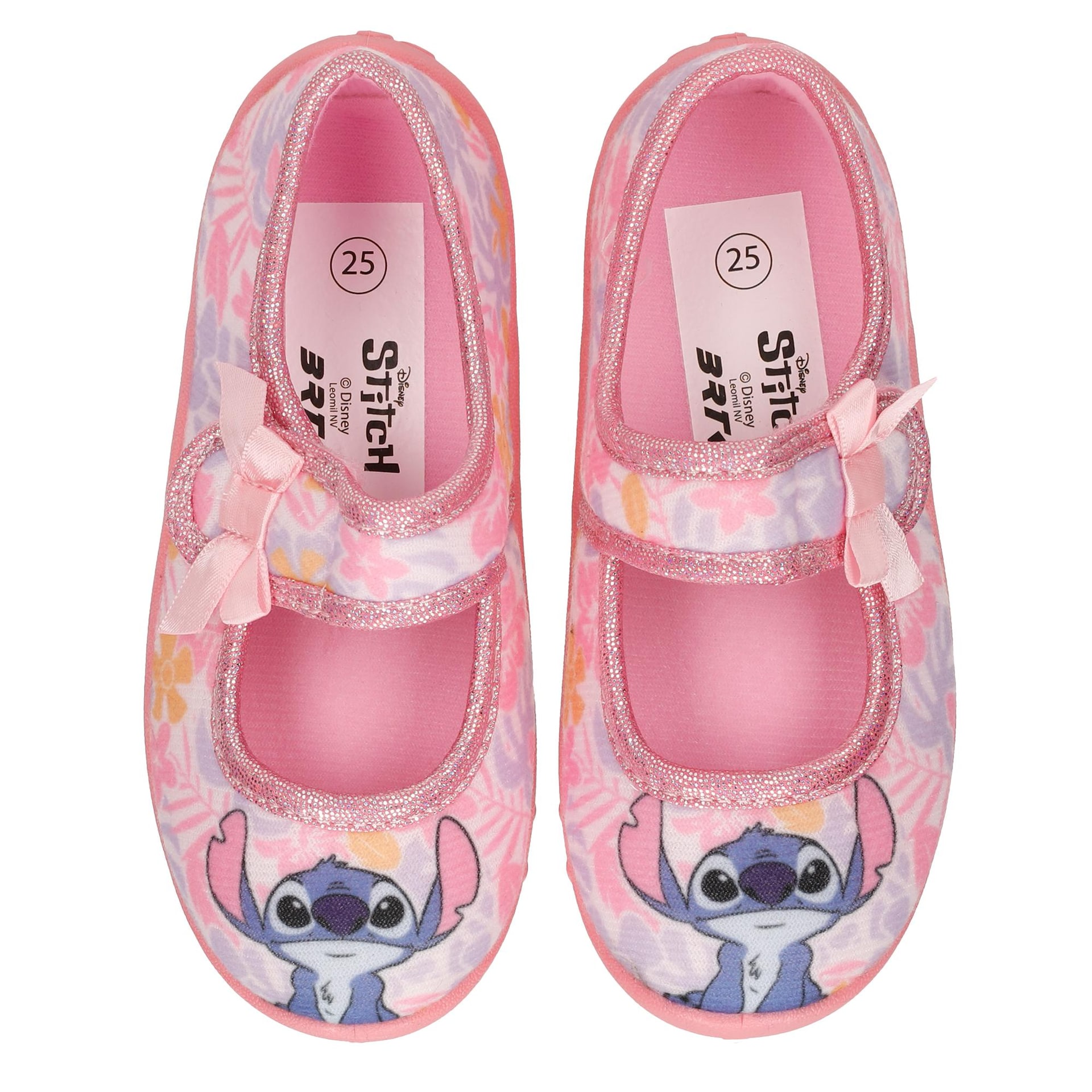 Balerini fetițe roz Stitch BARTEK 87853-45
