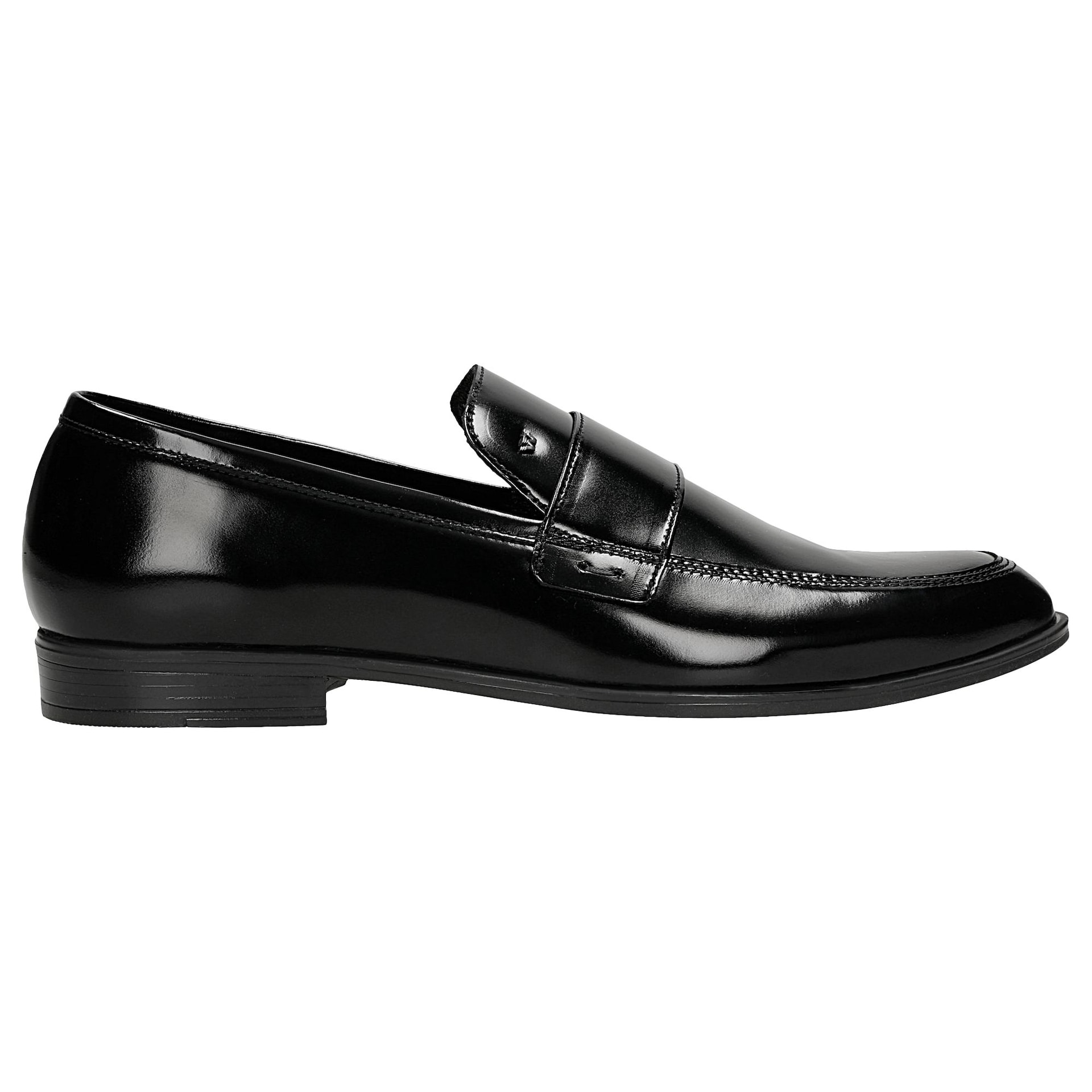 Mocasini bărbați din piele, negri
