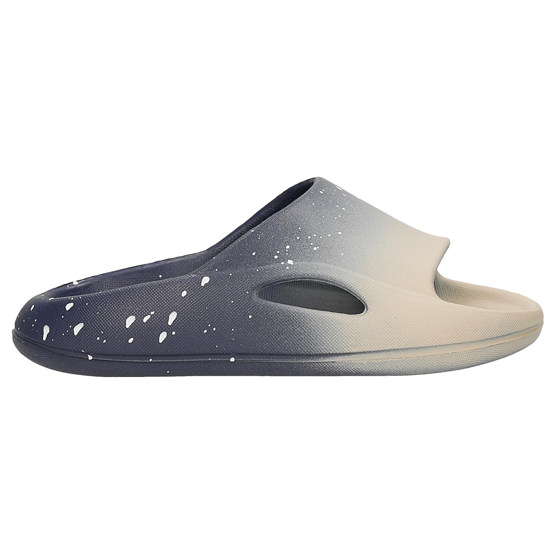 Papuci de piscină pentru copii, bleumarin-bej, cu efect degradeu BARTEK 85206-16
