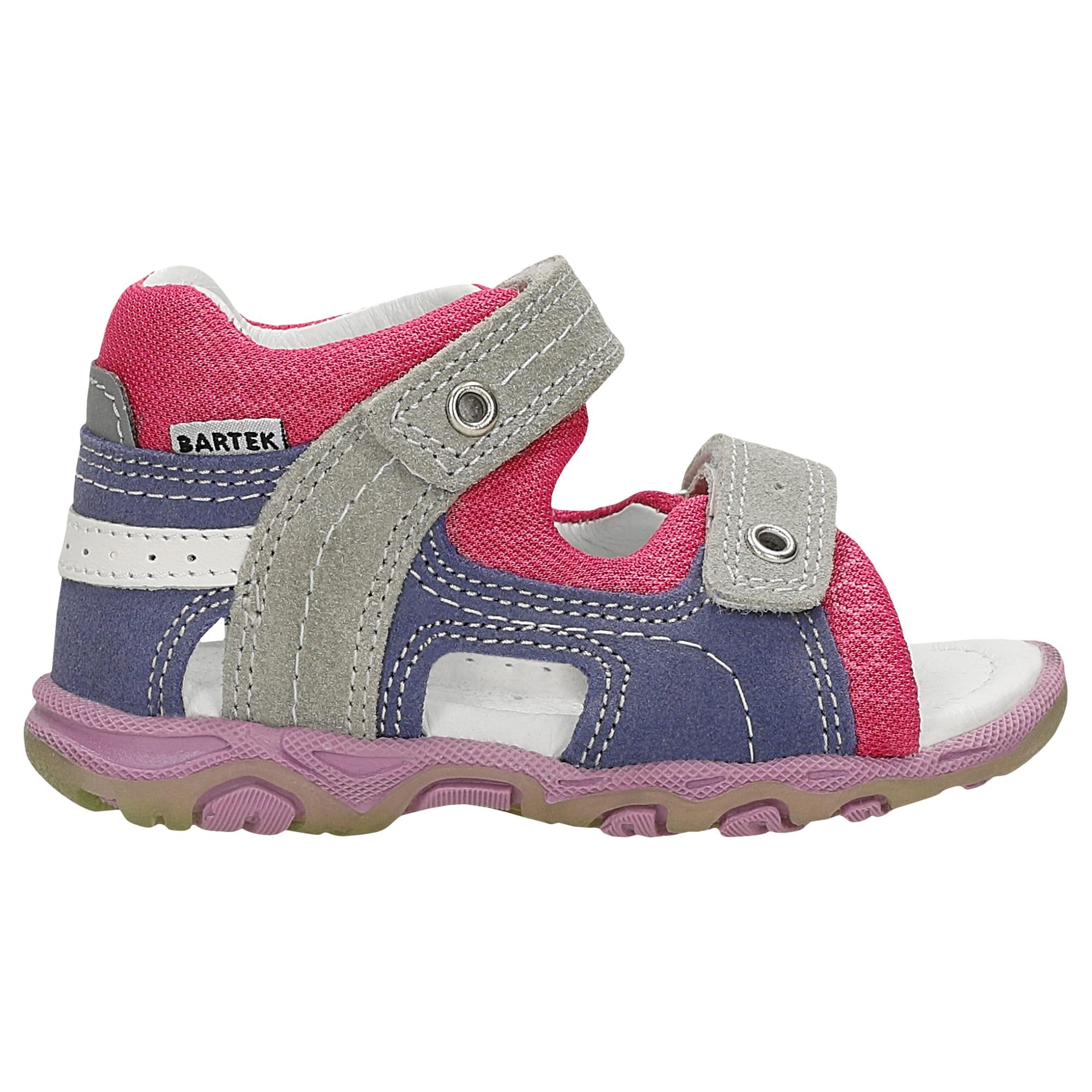 Sandale pentru fete  BARTEK 11848-027, roz-violet-gri