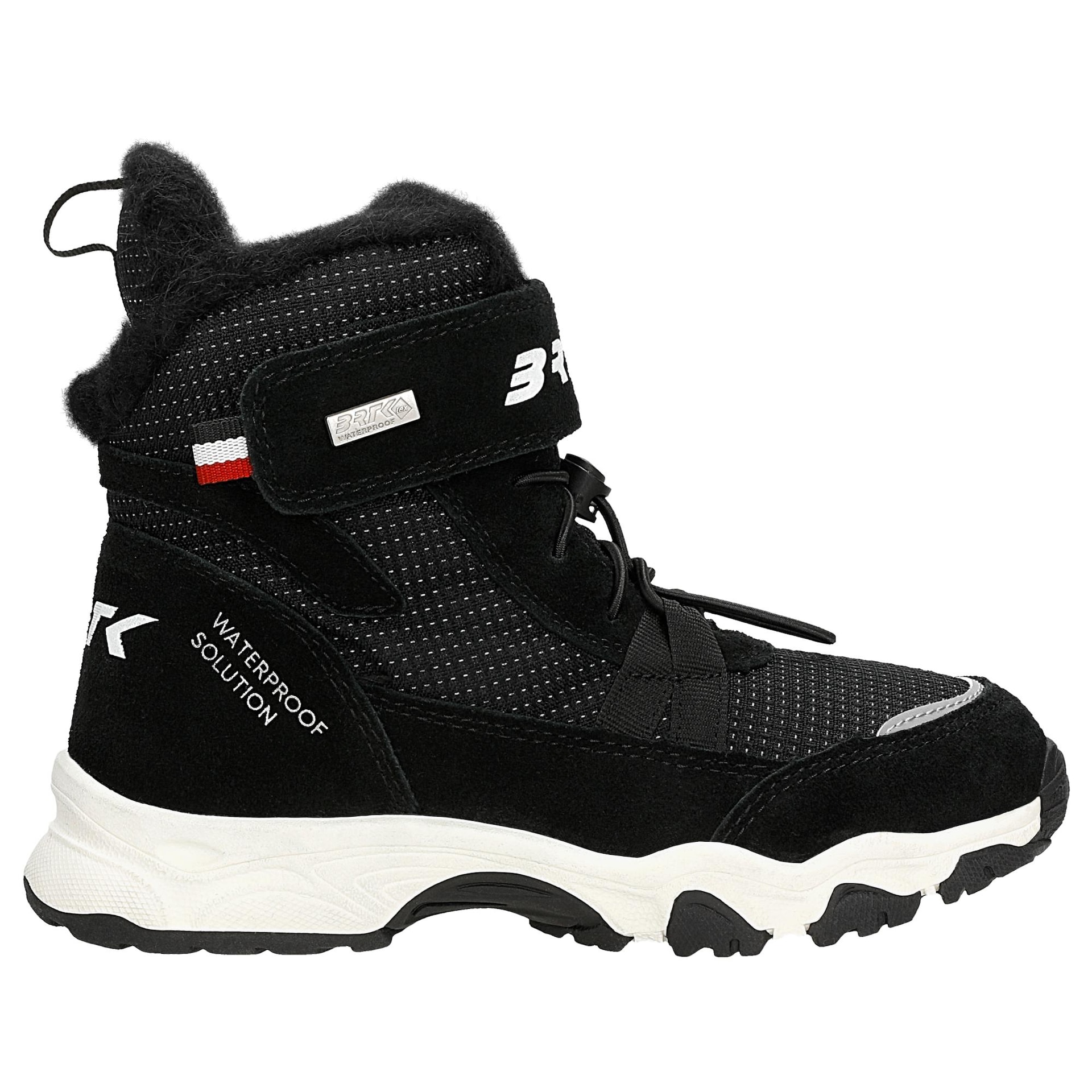 Ghete imblănite  BARTEK 86307-81, negre