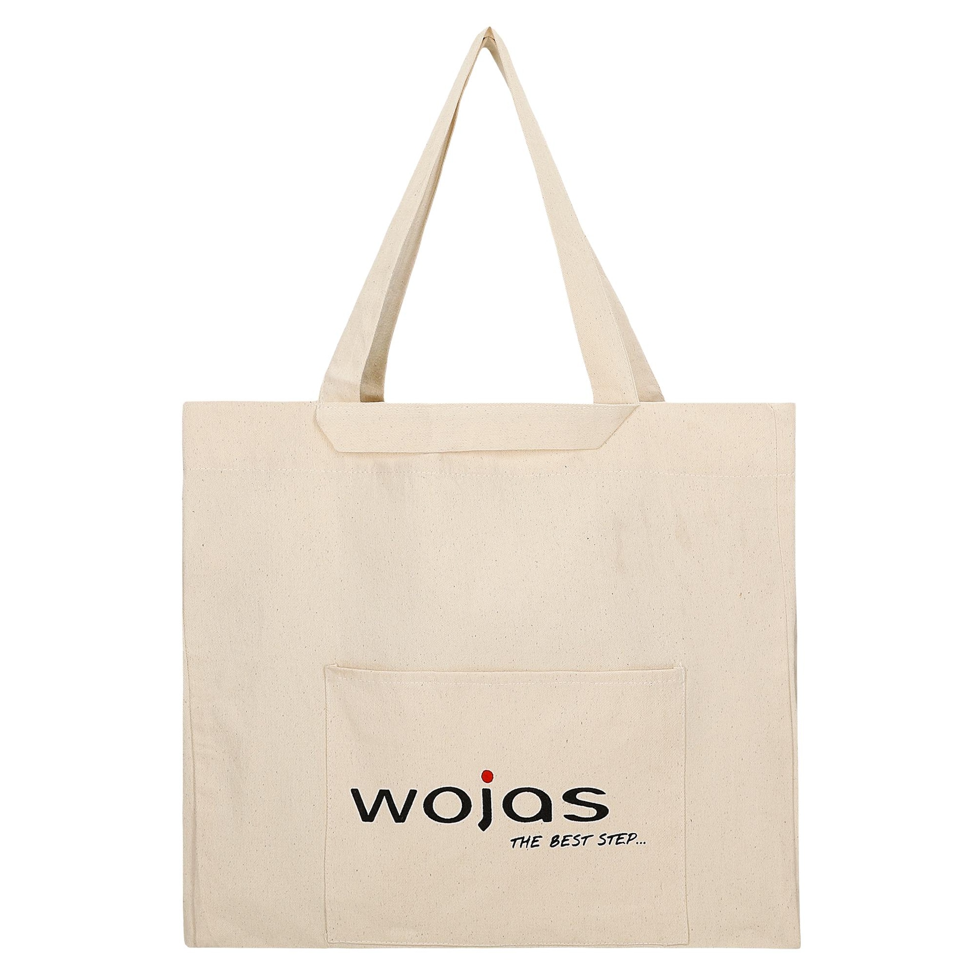 Tote bag bej mare din bumbac