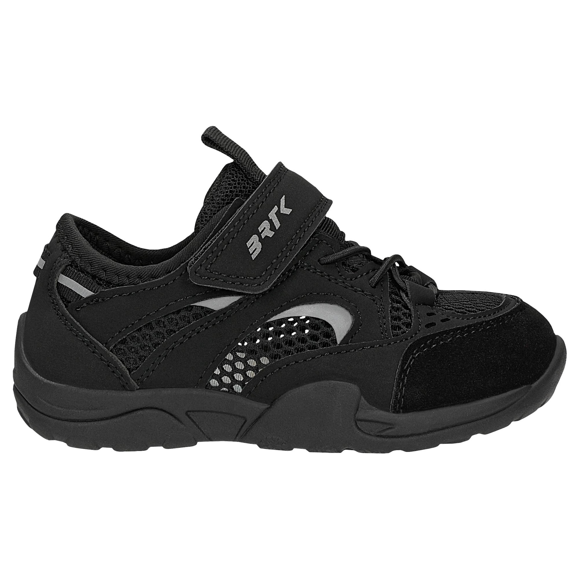 Sneakers barefoot negri cu șireturi elastice BARTEK 87023-11