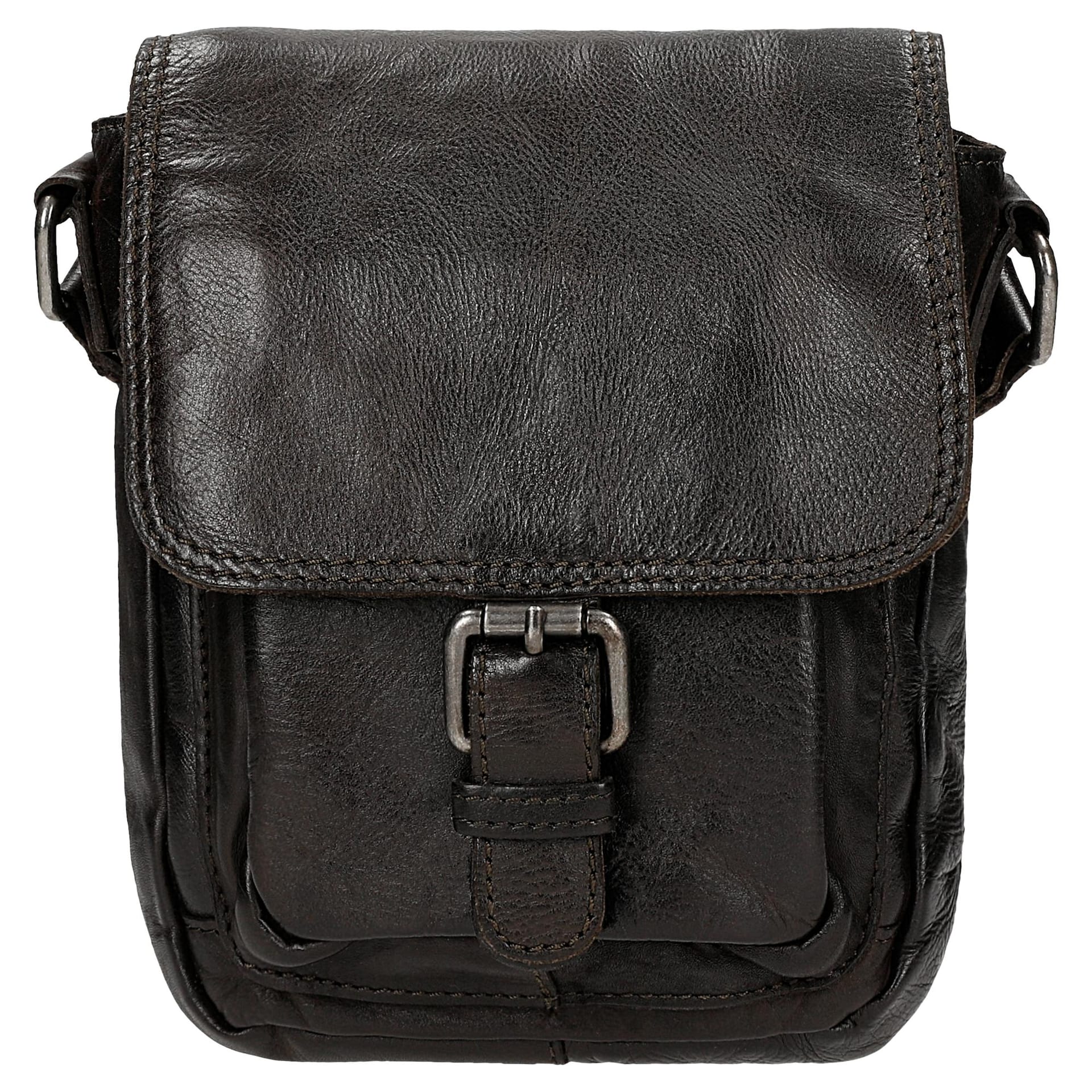 Geantă crossbody mică maro pentru bărbați