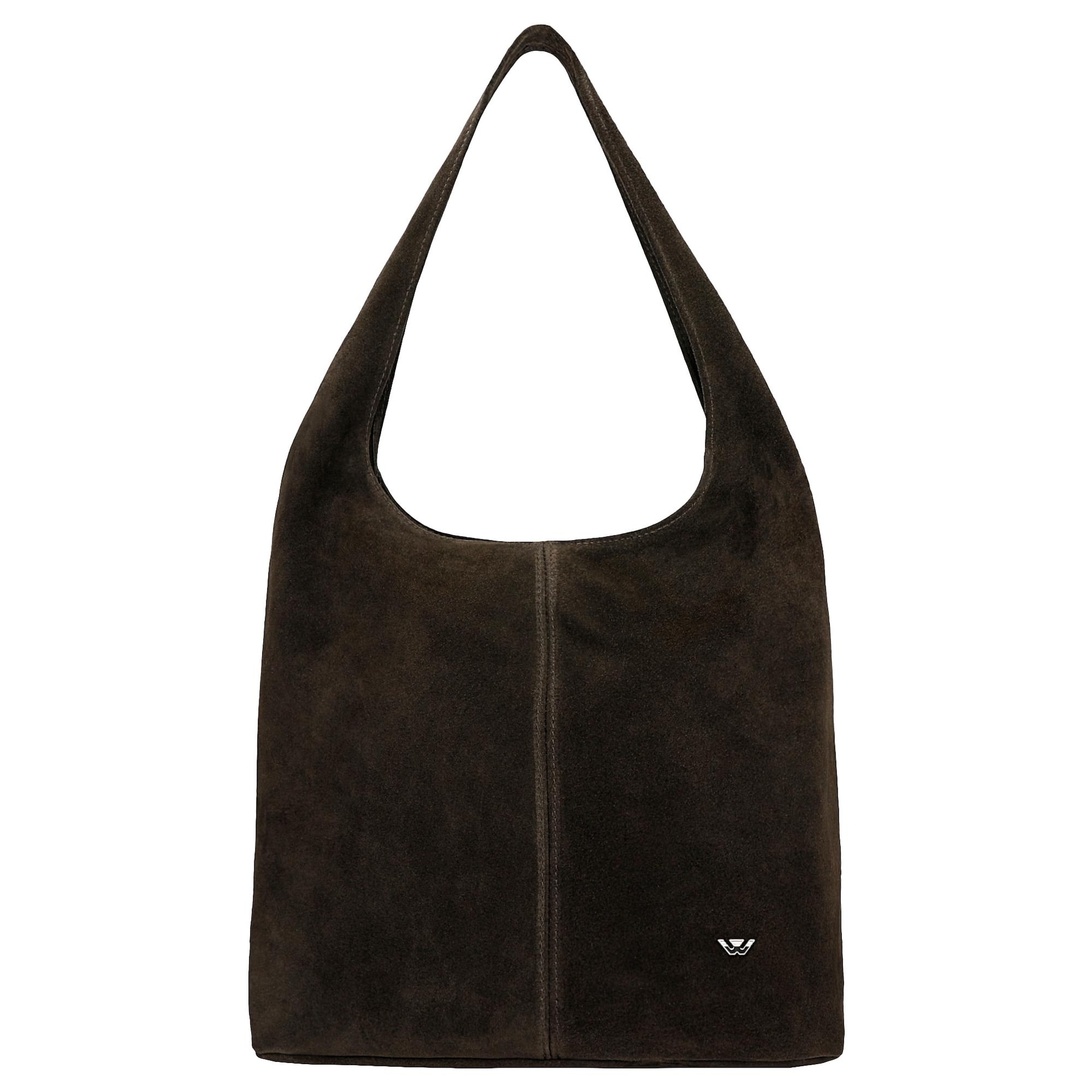 Shopper bag damă maro ciocolată