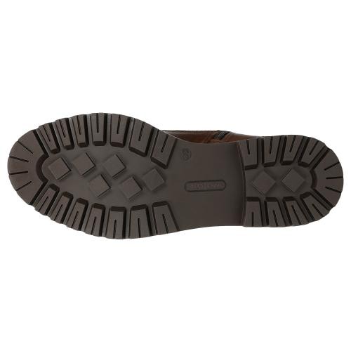 Kožené dámské kotníkové boty v hnědých odstínech 64068-52