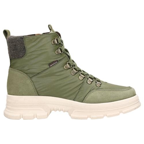Zateplené členkové topánky v originálnej zelenej farbe 64053-87