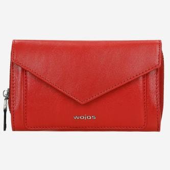 Large Red Leather Women's Wallet