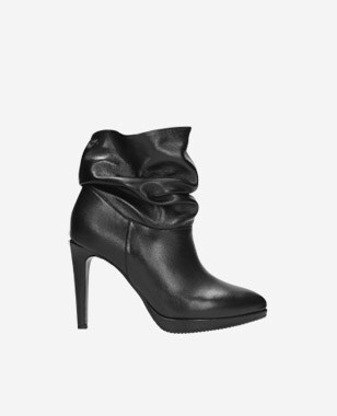 Elegantní zimní dámská kotníková obuv na podpatku 9532-51