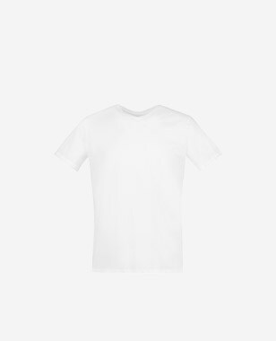 Biała koszulka męska V 98000-89