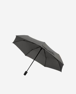 Szary parasol damski z podwójnym automatem 96702-10