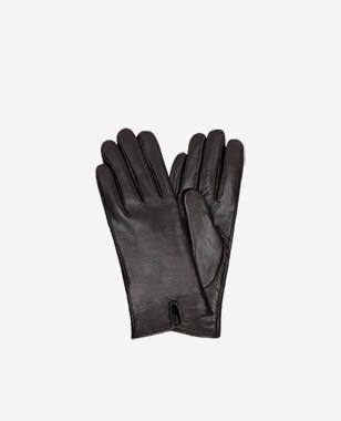 Hnědé dámské rukavice z kvalitní hladké kůže 98115-52