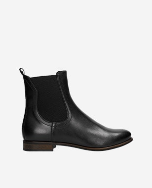 Černé dámské kotníkové boty typu chelsea 55060-51