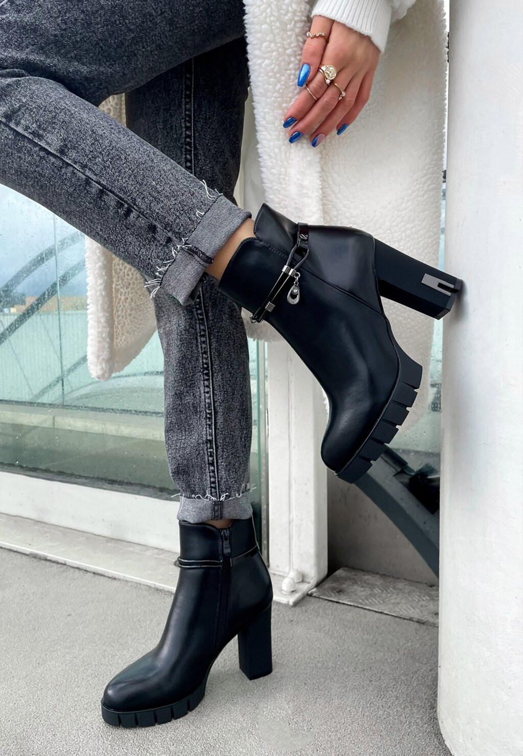 Dámske členkové topánky WJS WJS46043-51 Widok 1