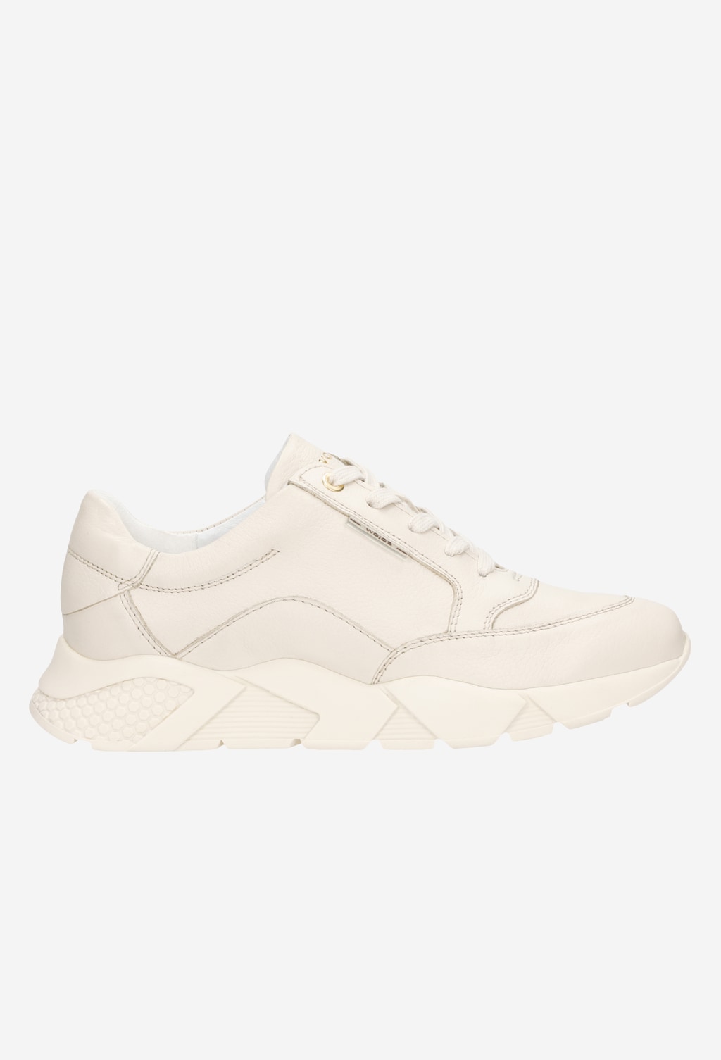 Stylové béžové dámské sneakersy z přírodní kůže 9406-53 Widok 2