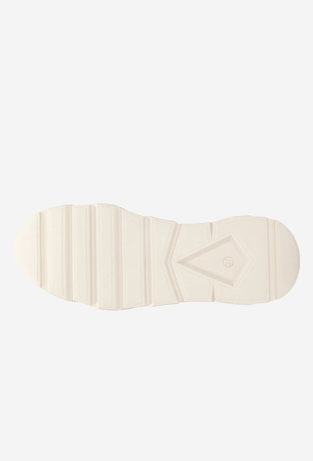 Stylové béžové dámské sneakersy z přírodní kůže 9406-53 Widok 6