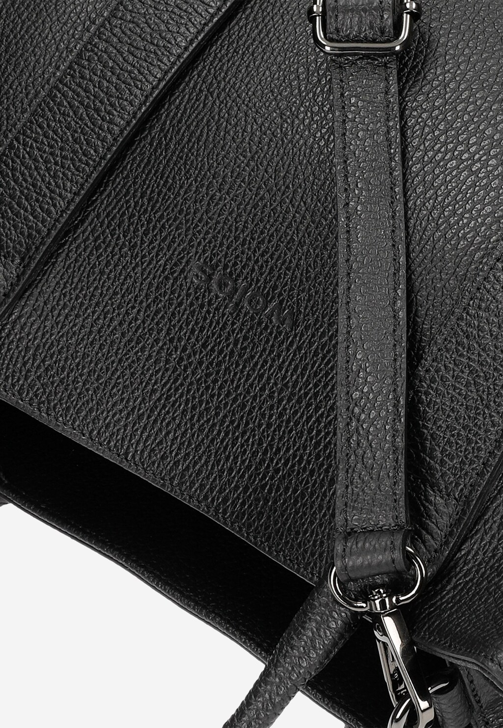 Stylowa czarna torebka damska na co dzień 80199-51 Widok 5