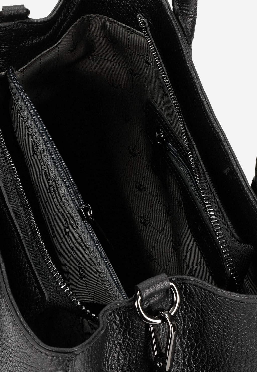 Stylowa czarna torebka damska na co dzień 80199-51 Widok 6