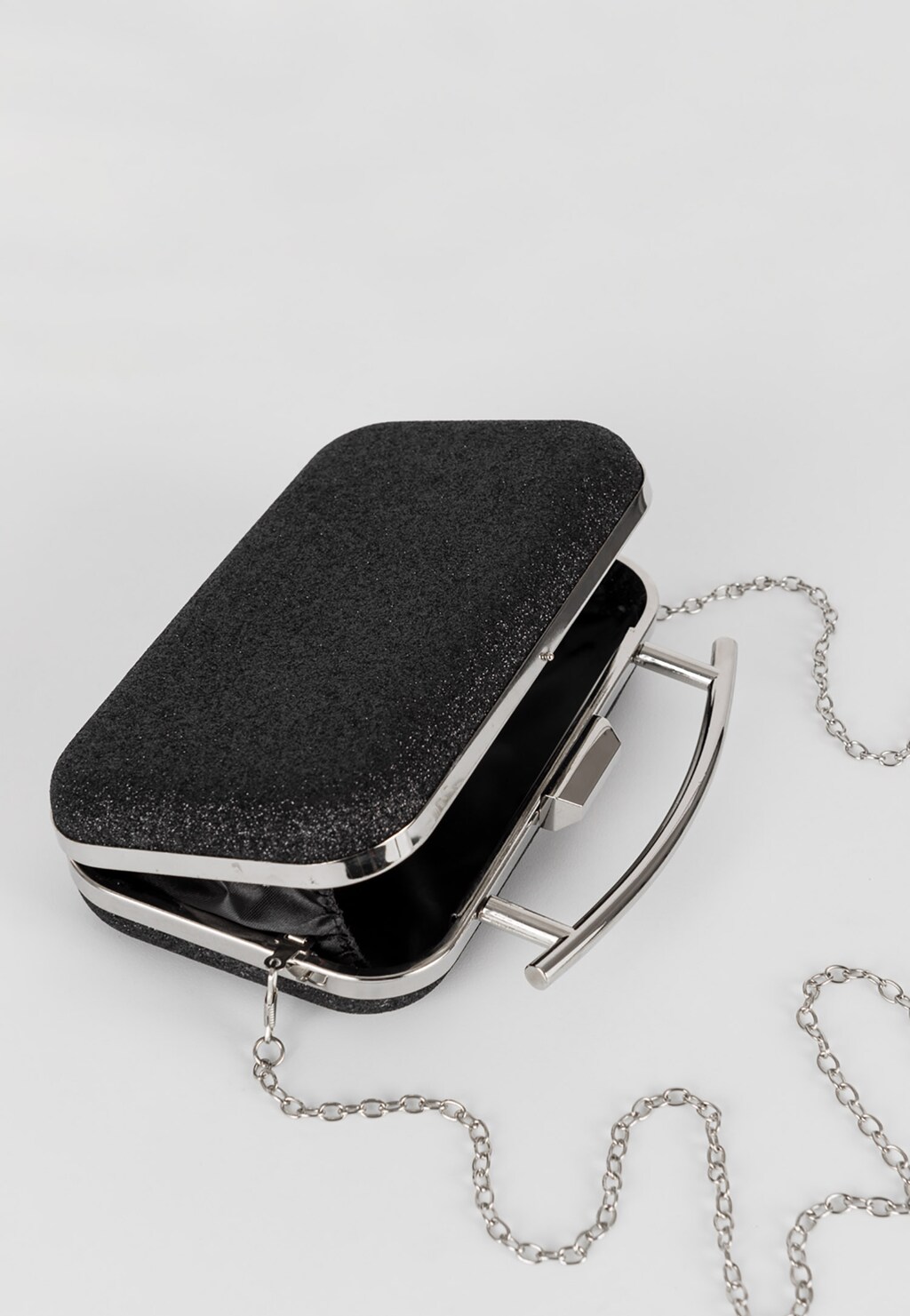 WJS czarna torebka damska z efektownym uchwytem WJS76106-11 Widok 3