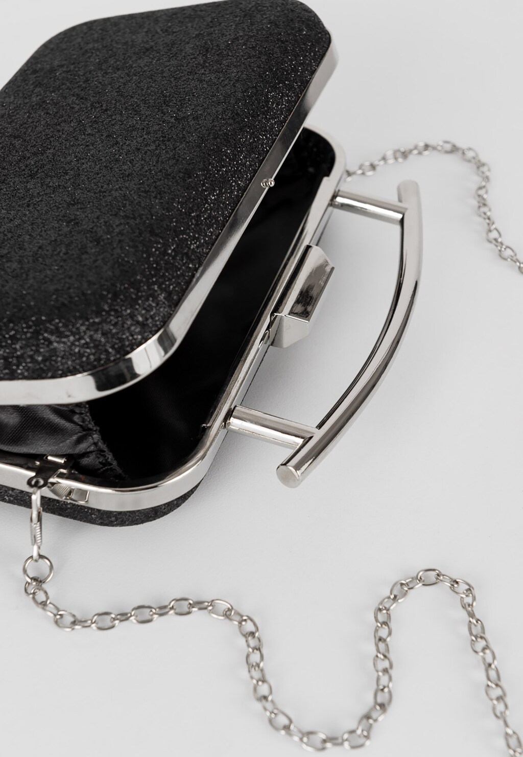 WJS czarna torebka damska z efektownym uchwytem WJS76106-11 Widok 4