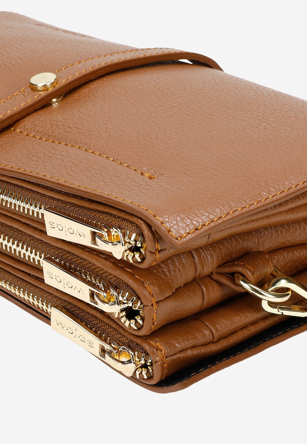 Kožená dámska kabelka s originálnym dizajnom 80239-53 Widok 8