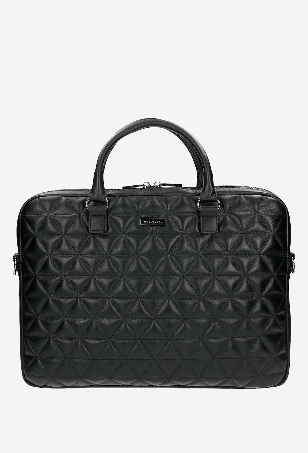 Duża czarna torba z efektownym pikowaniem 91010-51 Widok 2