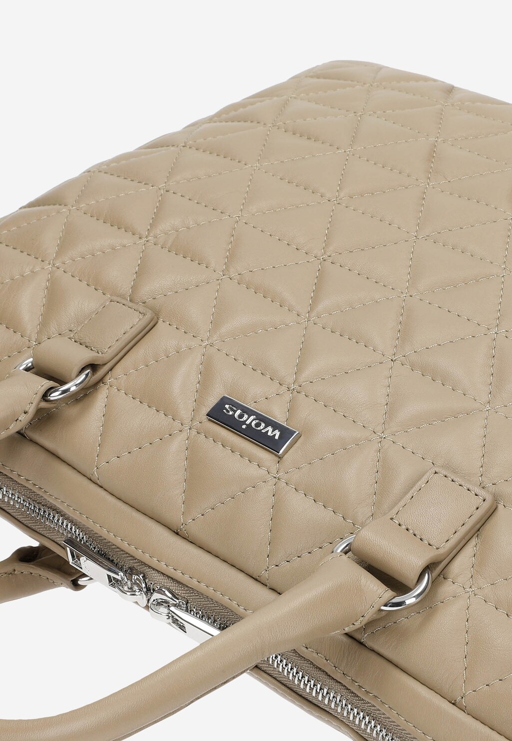 Duża torba damska w kolorze beżowym 91010-54 Widok 7