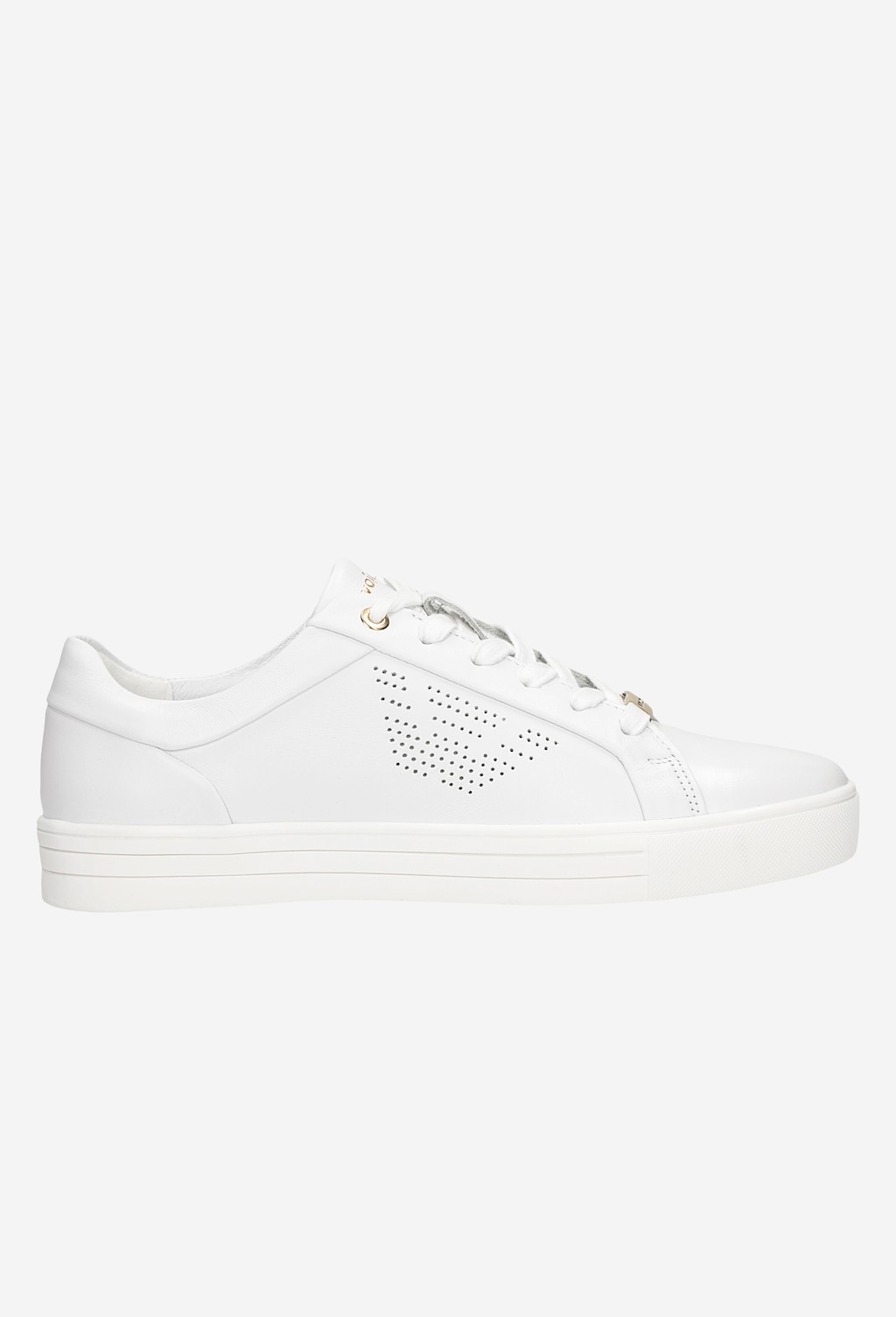 Jednoduché a štýlové dámske sneakersy z bielej kože 46084-59 Widok 2