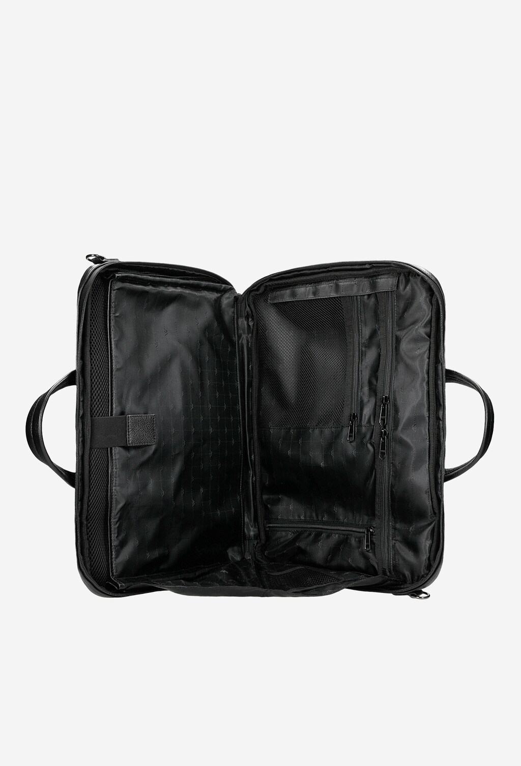 Pánska taška na notebook z lícovej kože, čierna 80210-51 Widok 6