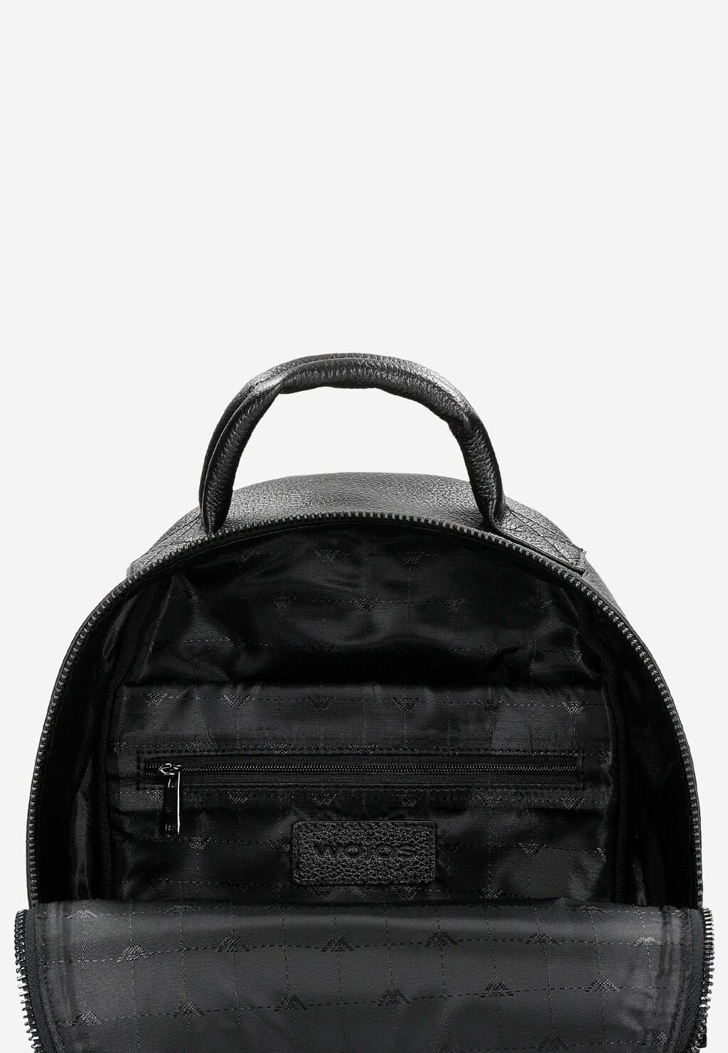 Ukryte svoje cennosti v dámskom batohu z lícovej kože 80212-51 Widok 5