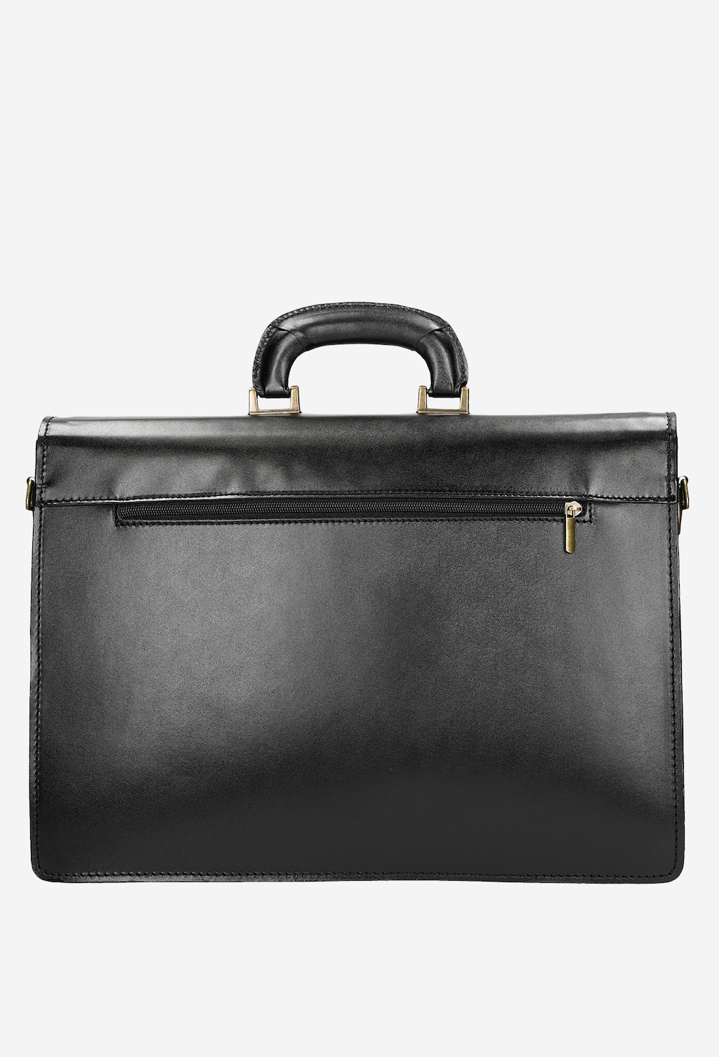 Kožená aktovka čiernej farby pre pánov, ktorí majú štýl 90011-51 Widok 4