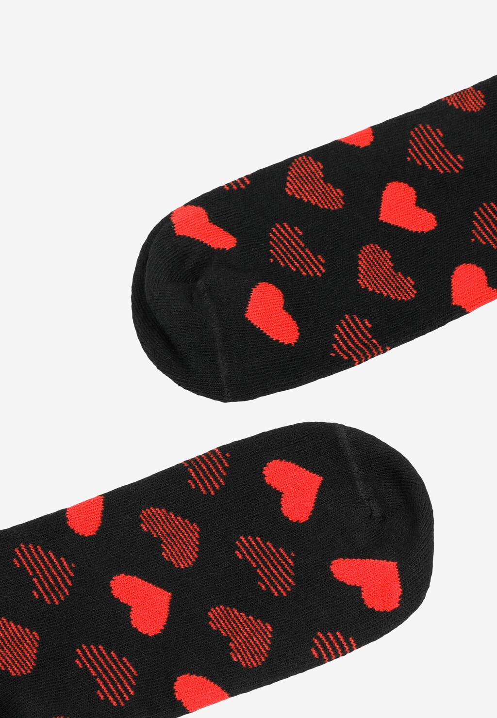 Czarne stopki z motywem w serca 97052-81 Widok 2