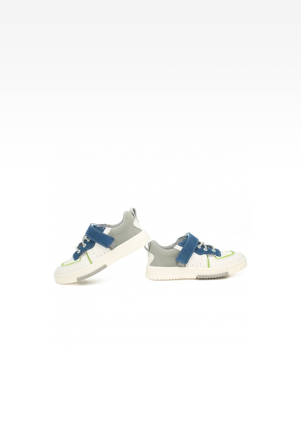 Półbuty BARTEK 18302015, biało-niebieski Widok 5