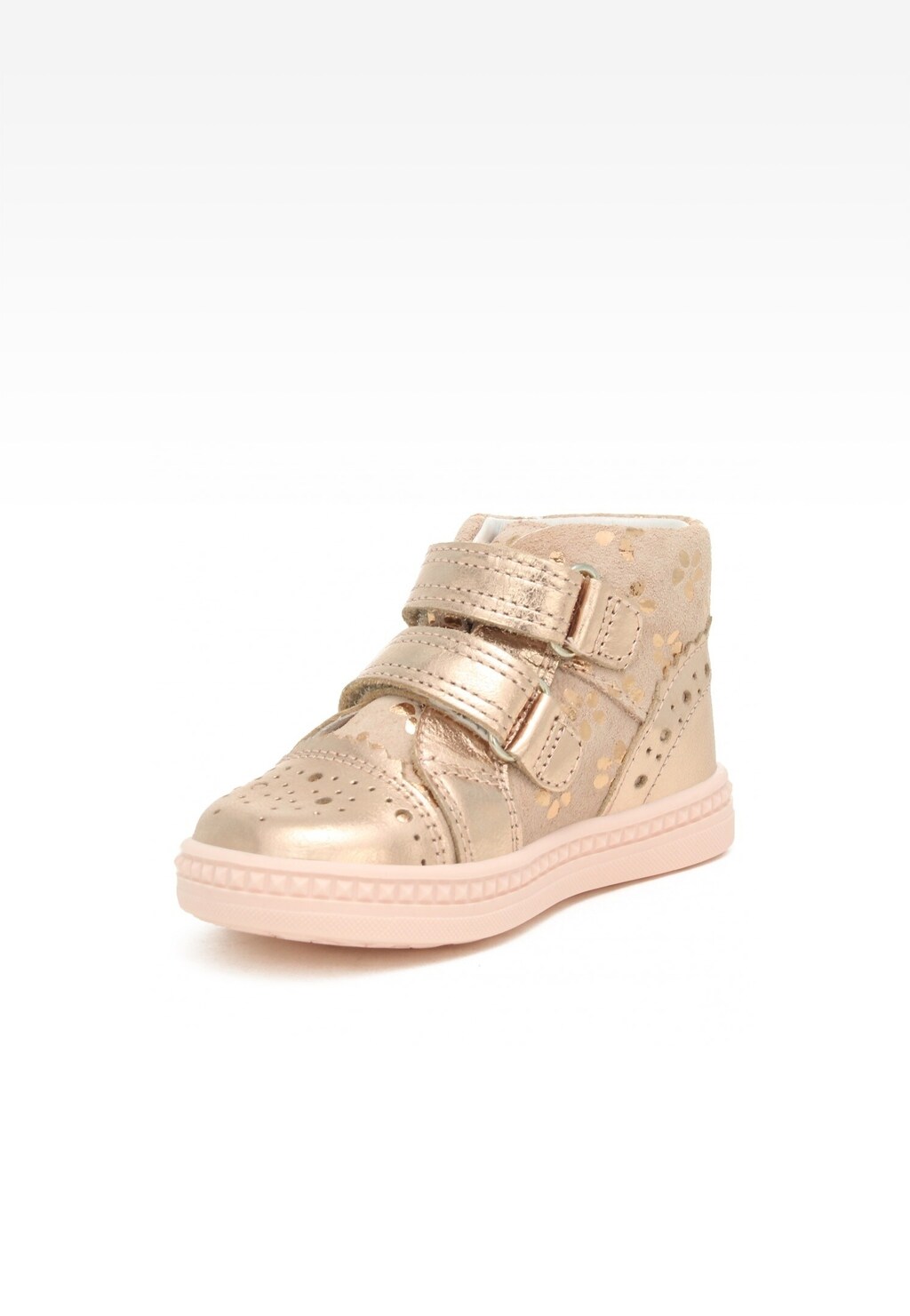 Sneakers BARTEK 91764-026, dla dziewcząt, różowo-złoty Widok 3