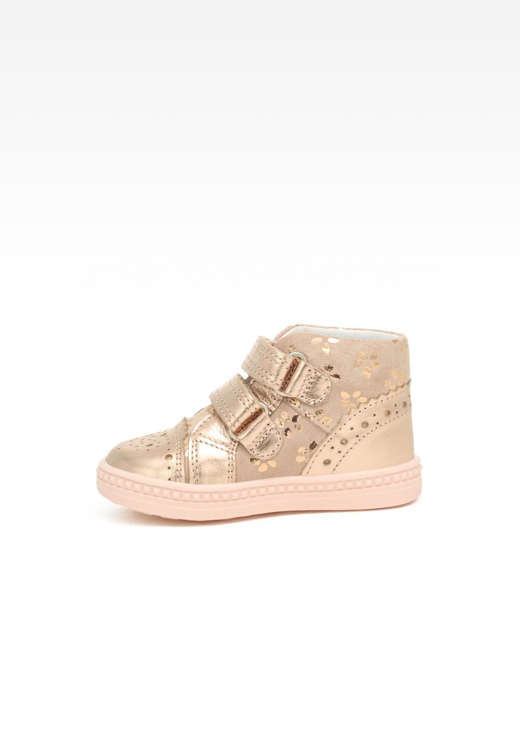 Sneakers BARTEK 91764-026, dla dziewcząt, różowo-złoty Widok 4