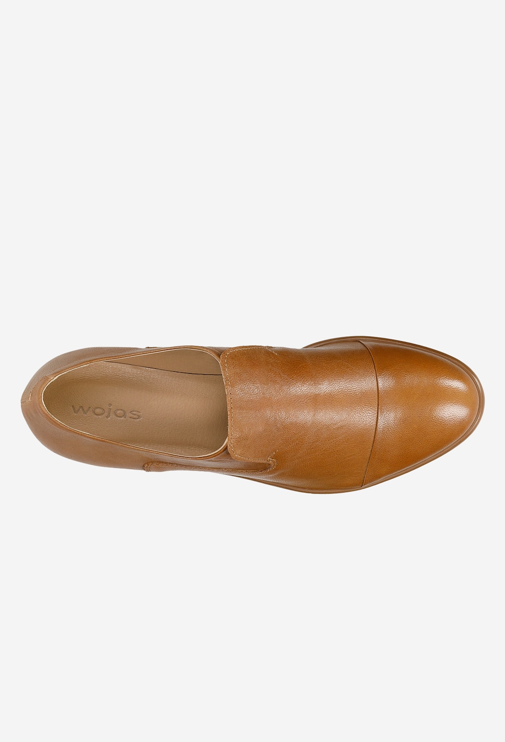 Dámske poltopánky z hnedej lícovej kože ku každému outfitu 46049-53 Widok 5