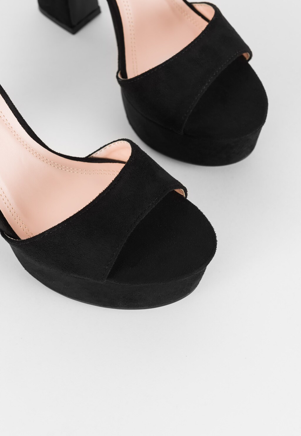 WJS wysokie sandały damskie w kolorze czarnym WJS74060-21 Widok 5