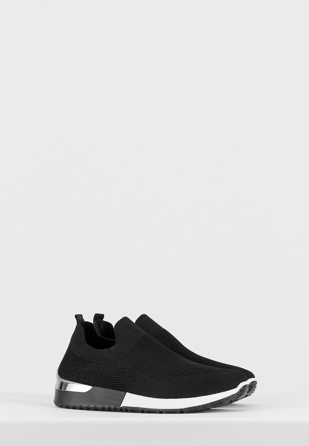 WJS czarne siateczkowe sneakersy damskie  WJS64060-11 Widok 3