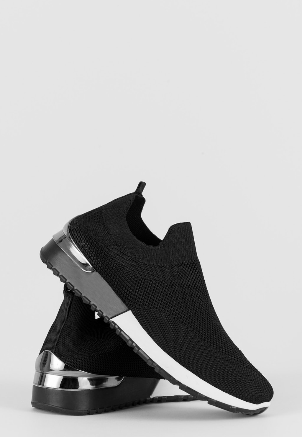 WJS czarne siateczkowe sneakersy damskie  WJS64060-11 Widok 5