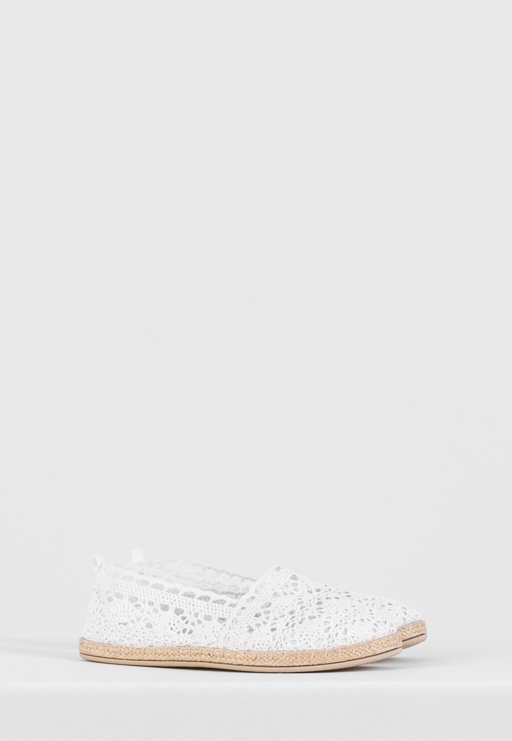 Boho letní háčkované mokasíny dámské v bílé barvě WJS43018-19 Widok 3